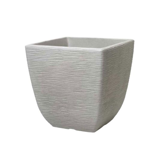 Cotswold Square Planter Limestone Grey 32cm