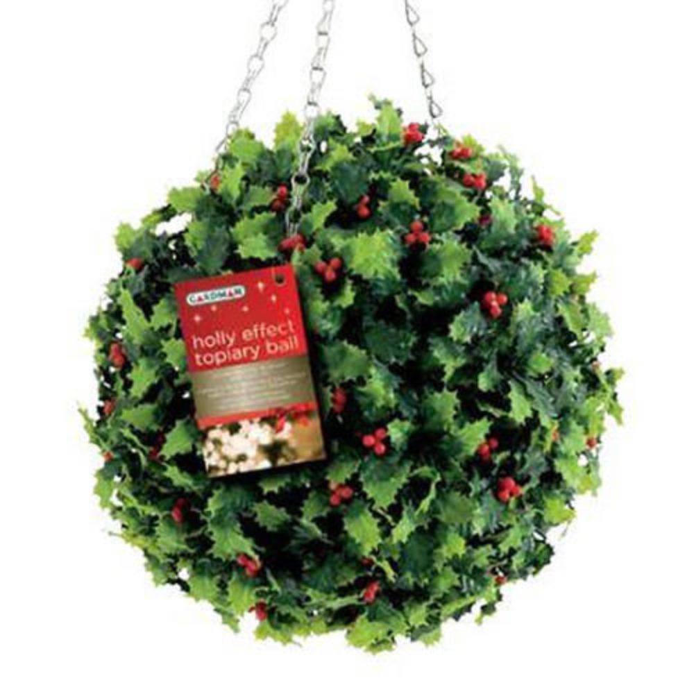 Gardman Topiary Holly Effect Ball (30cm)