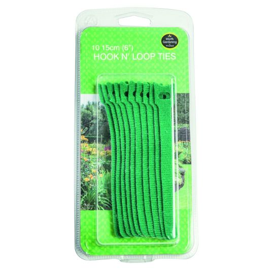 Garland 15cm Hook N' Loop Ties - 10 Pack