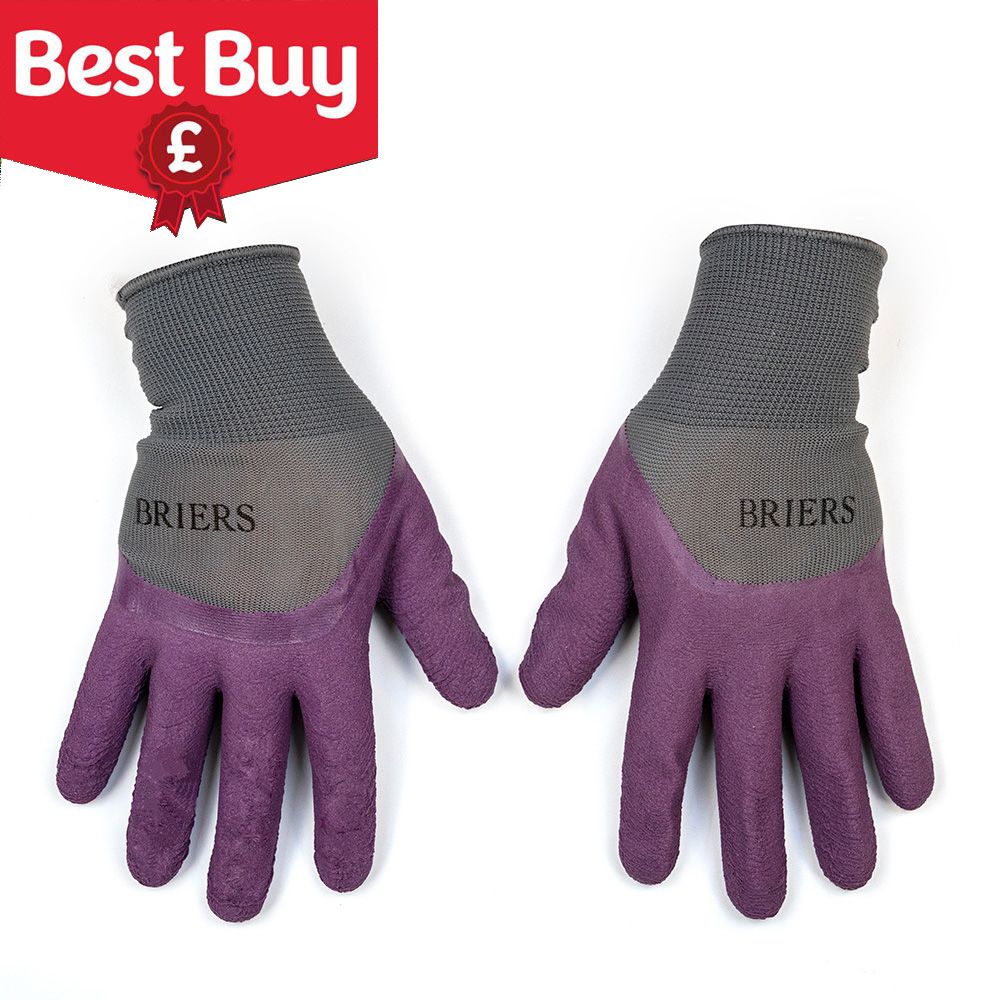 Briers All Seasons Gardener Gloves Aubergine - Small