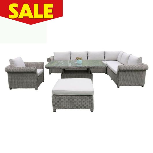 Garden Furniture Global - Olivia Chesterfield L-Shaped Corner Set