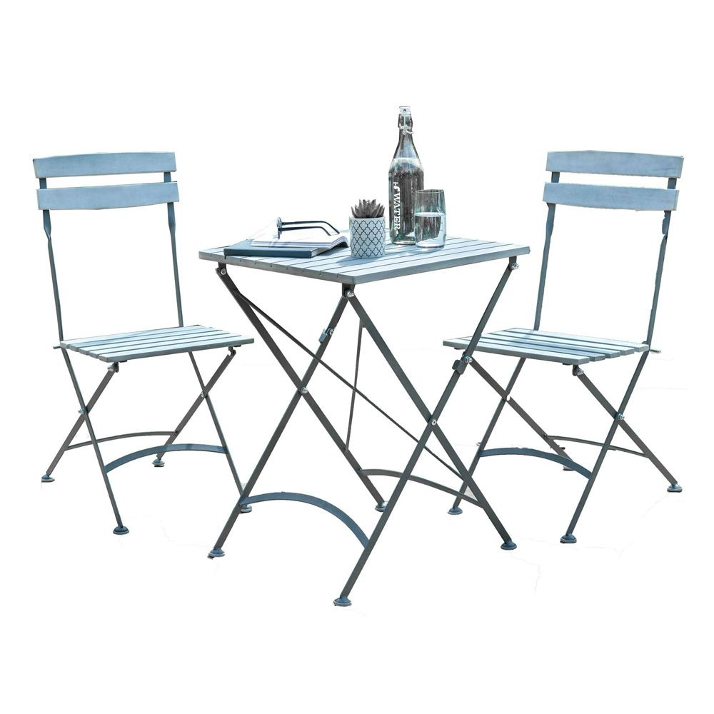 Norfolk Leisure Anada Bistro Set In Anthracite