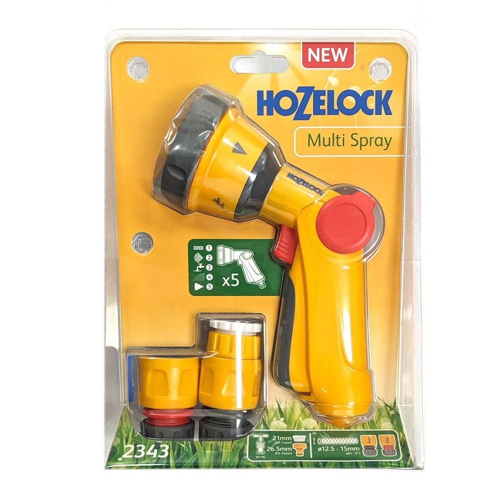 Hozelock Multi Spray Gun & Fittings Set