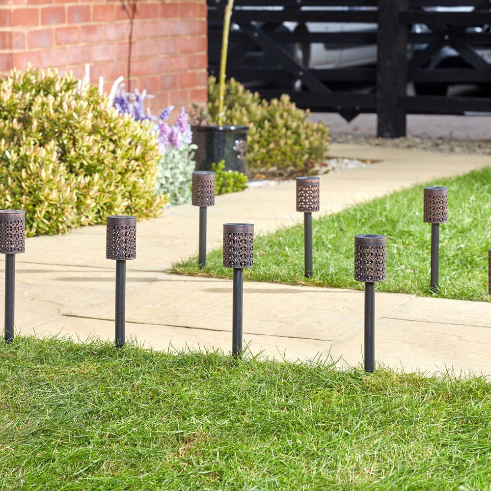 Smart Garden Solar Biba Stake Lights - 8 Pack