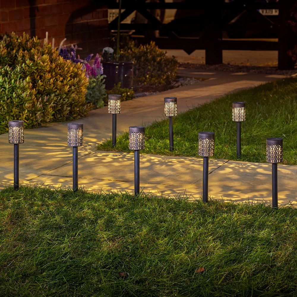 Smart Garden Solar Biba Stake Lights - 8 Pack