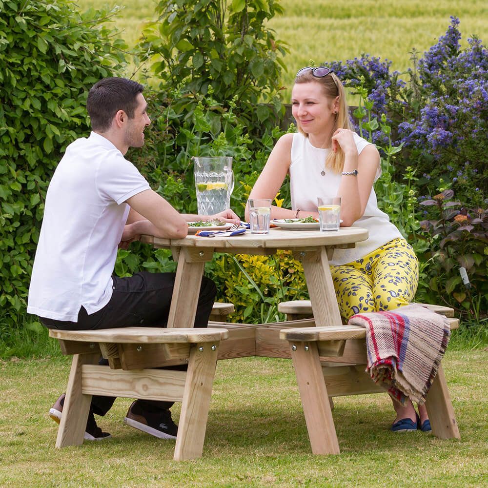 Zest Katie Round Picnic Table