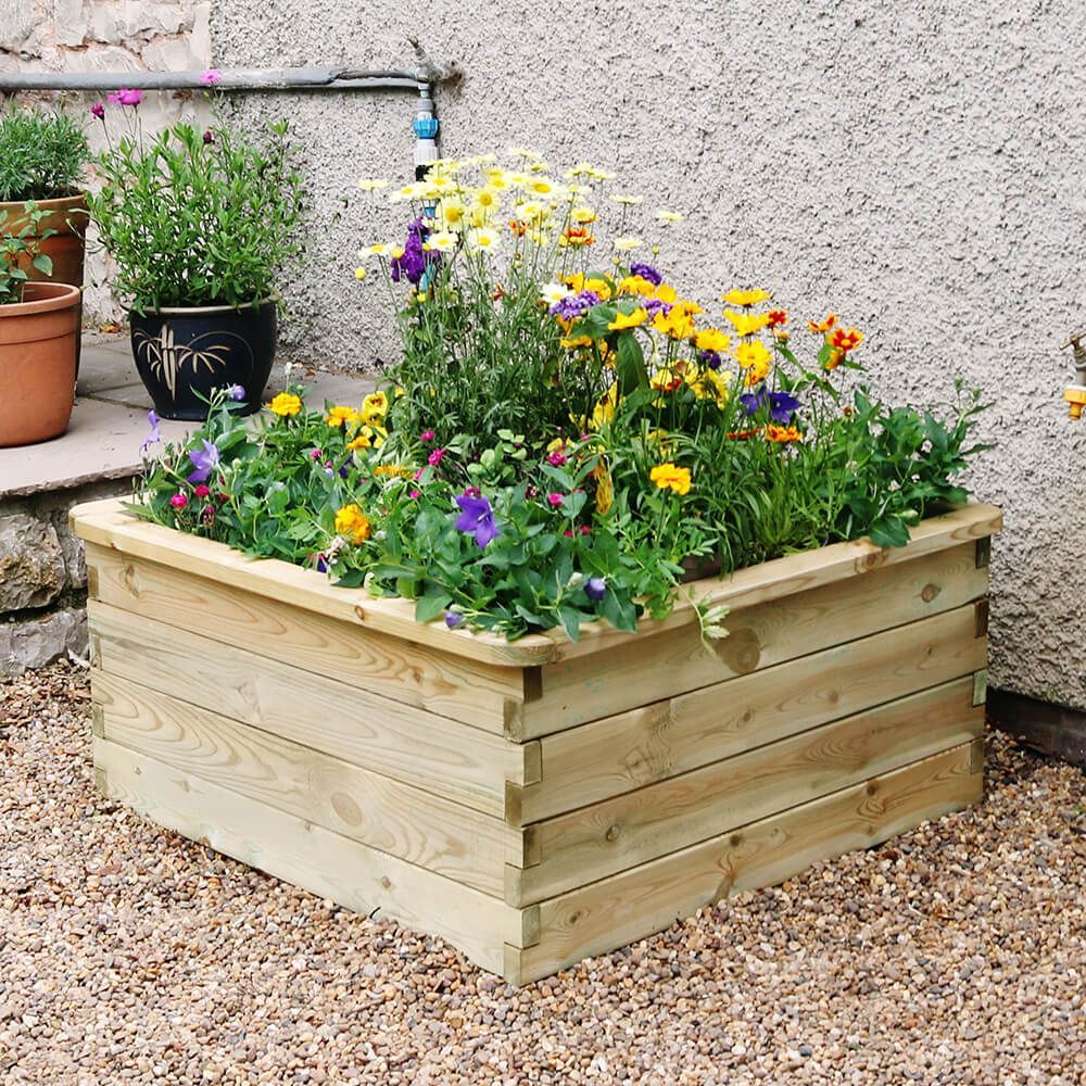 Zest Sleeper Raised Bed 90 x 90cm