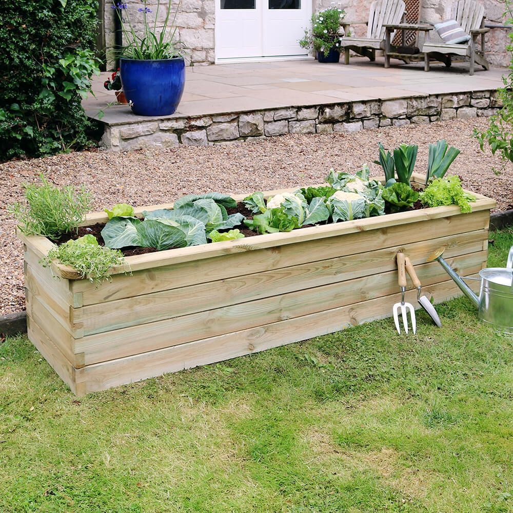 Zest Sleeper Raised Bed 180 x 90 x 45cm