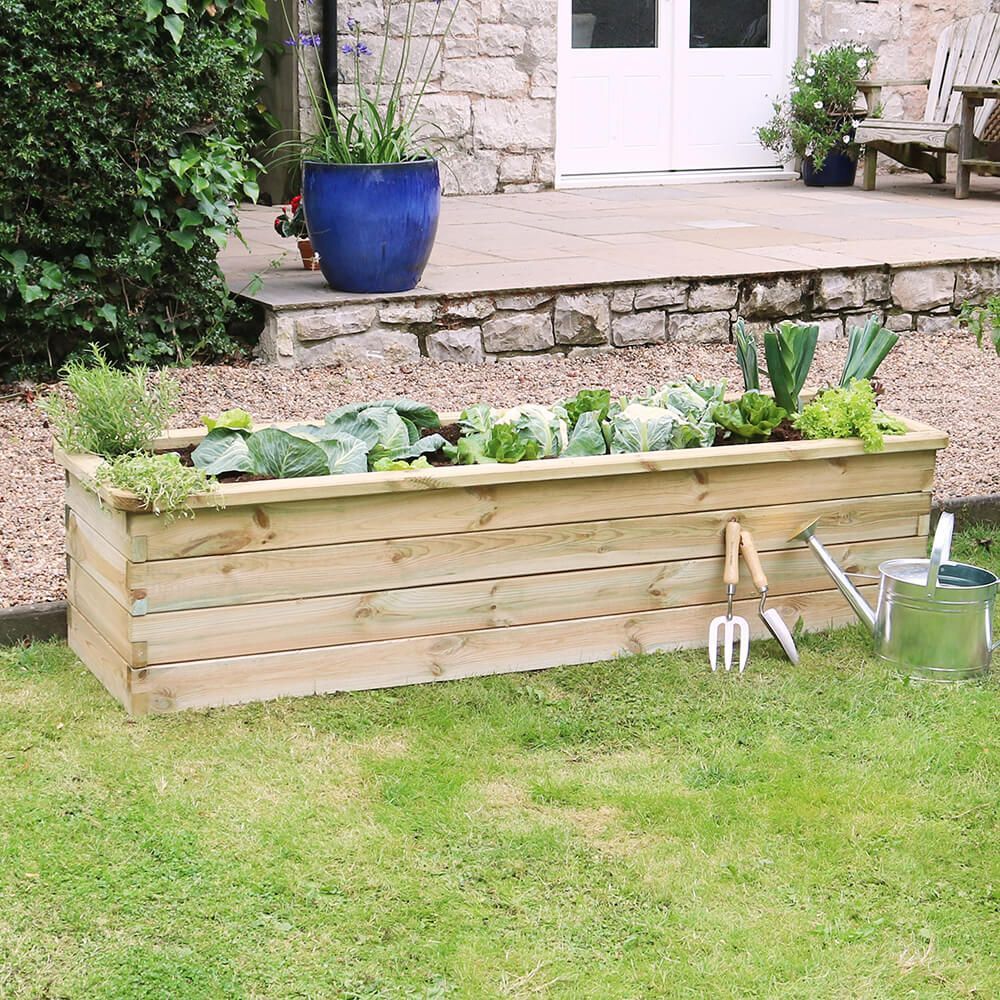 Zest Sleeper Raised Bed 180 x 90 x 45cm