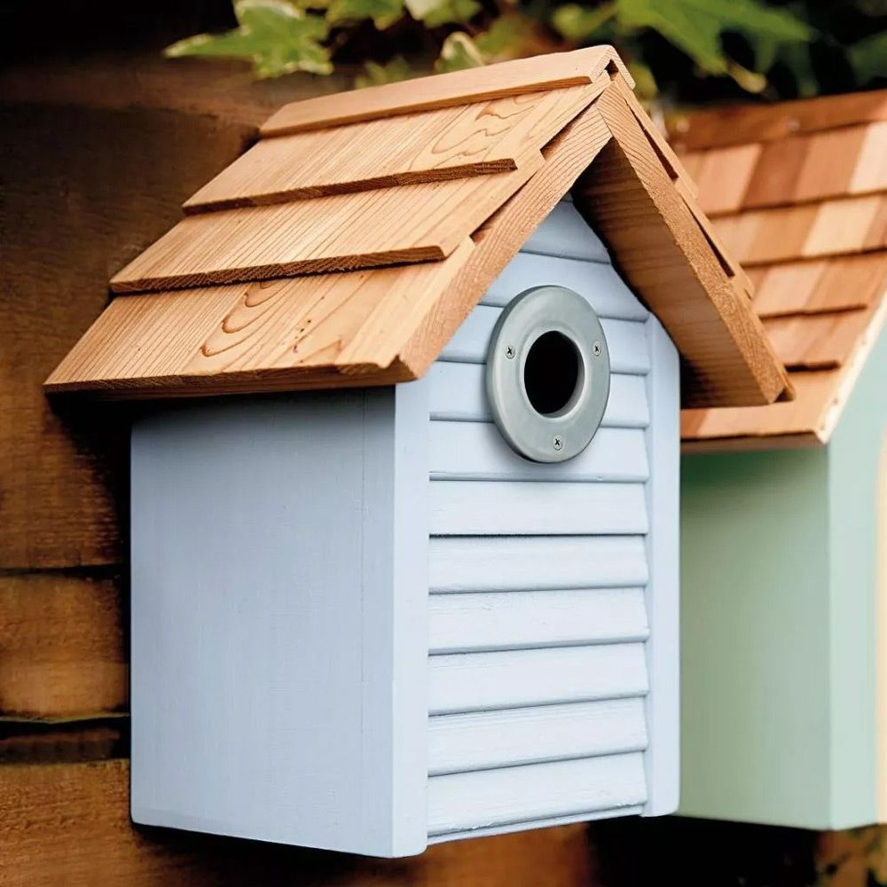 Gardman Beach Hut Nest Box - Blue