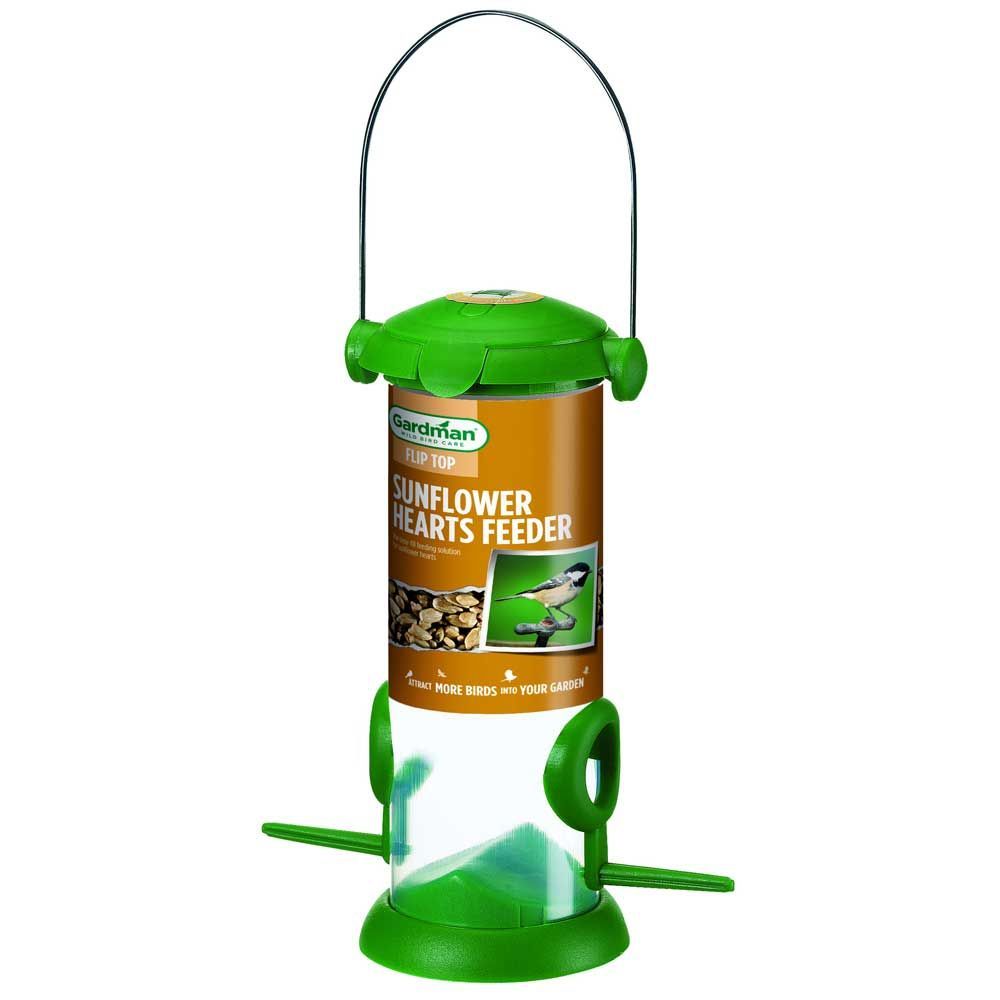 Gardman Flip Top Sunflower Hearts Feeder - Small