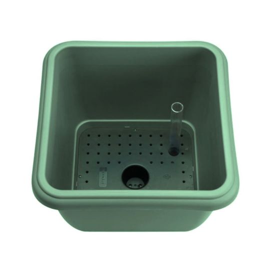 Balconniere Self-Watering Square Planter Green 30cm