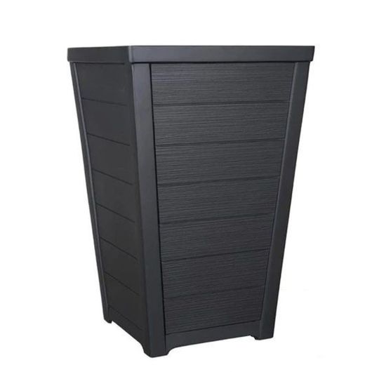 Taper Tall Planter Anthracite 36cm