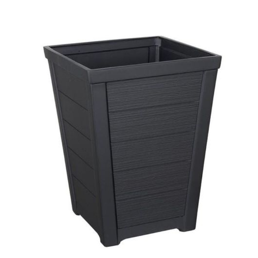 Taper Tall Planter Anthracite 31cm