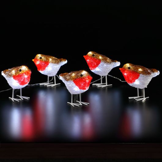 BO Acrylic 15cm Robins String Lights