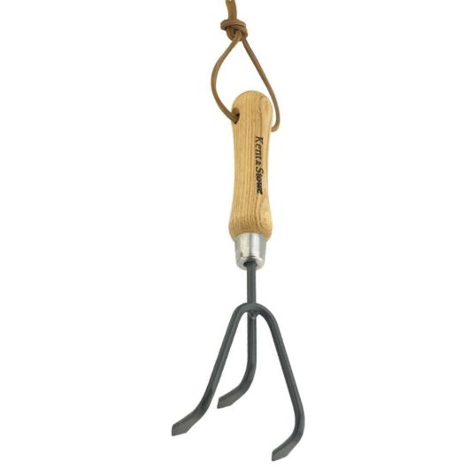 Kent & Stowe Carbon Steel Hand 3 Prong Cultivator