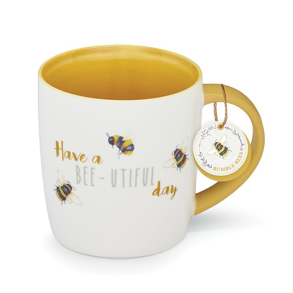 Cooksmart Bumble Bees, Bee-utiful Day Barrel Mug