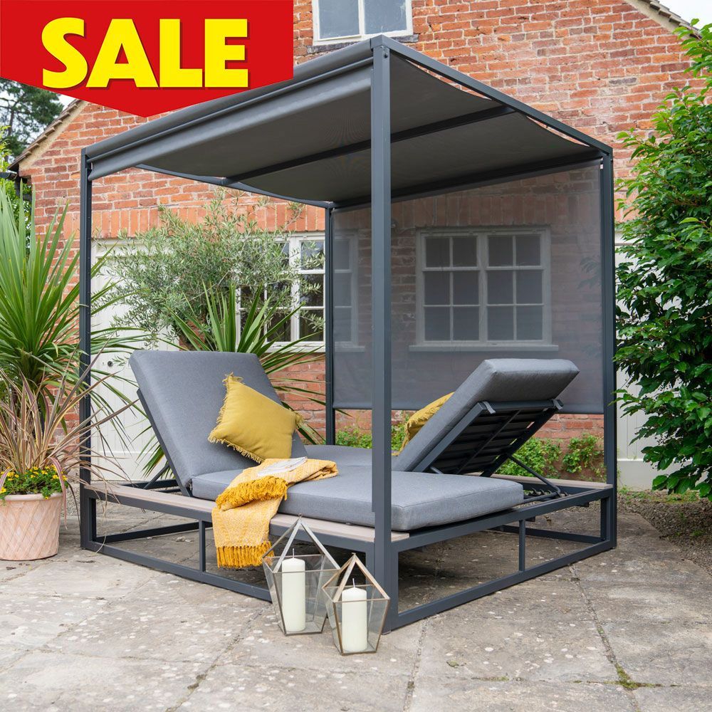 Kettler Elba Double Daybed With Adjustable Canopy