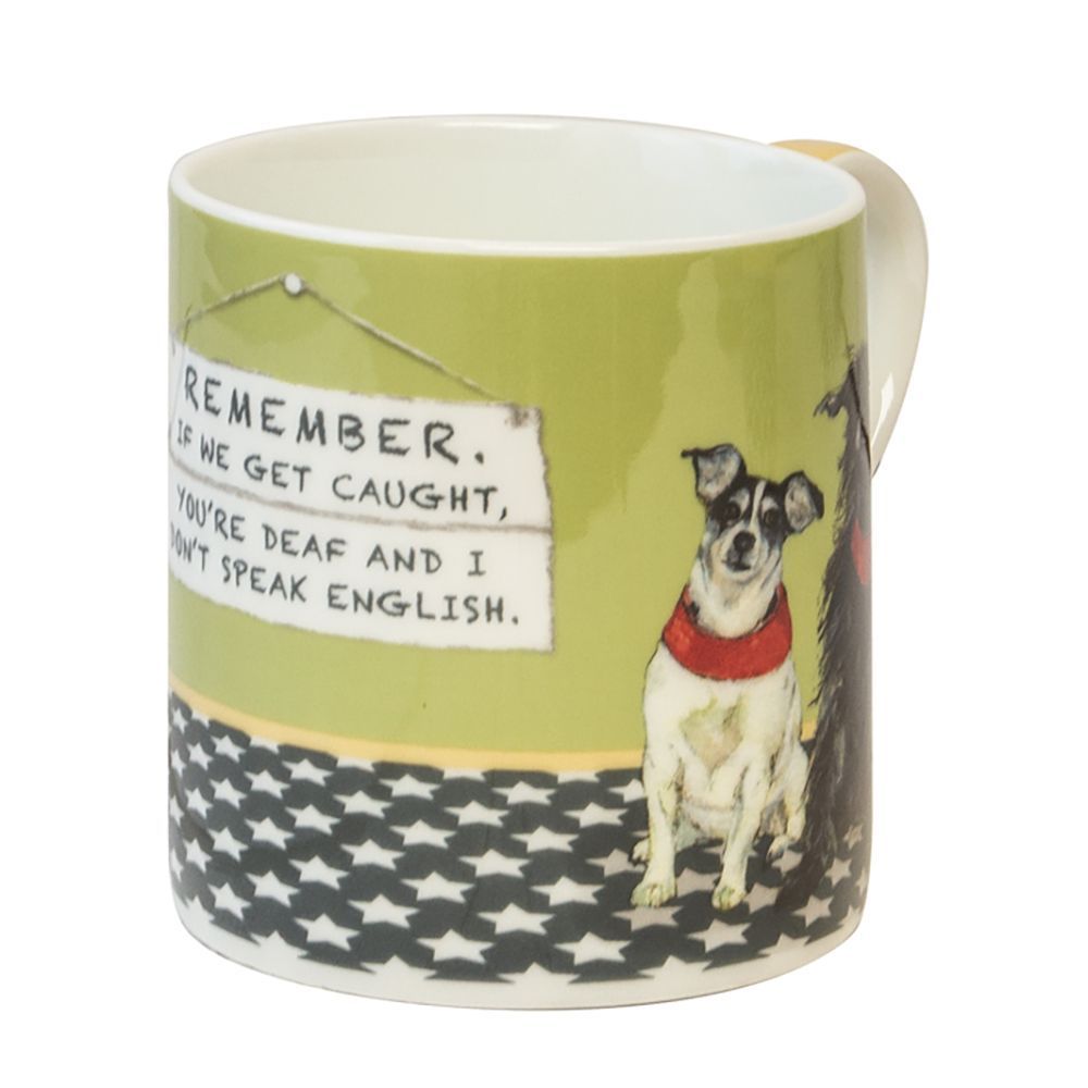 The Little Dog Laughed Mug - Caught