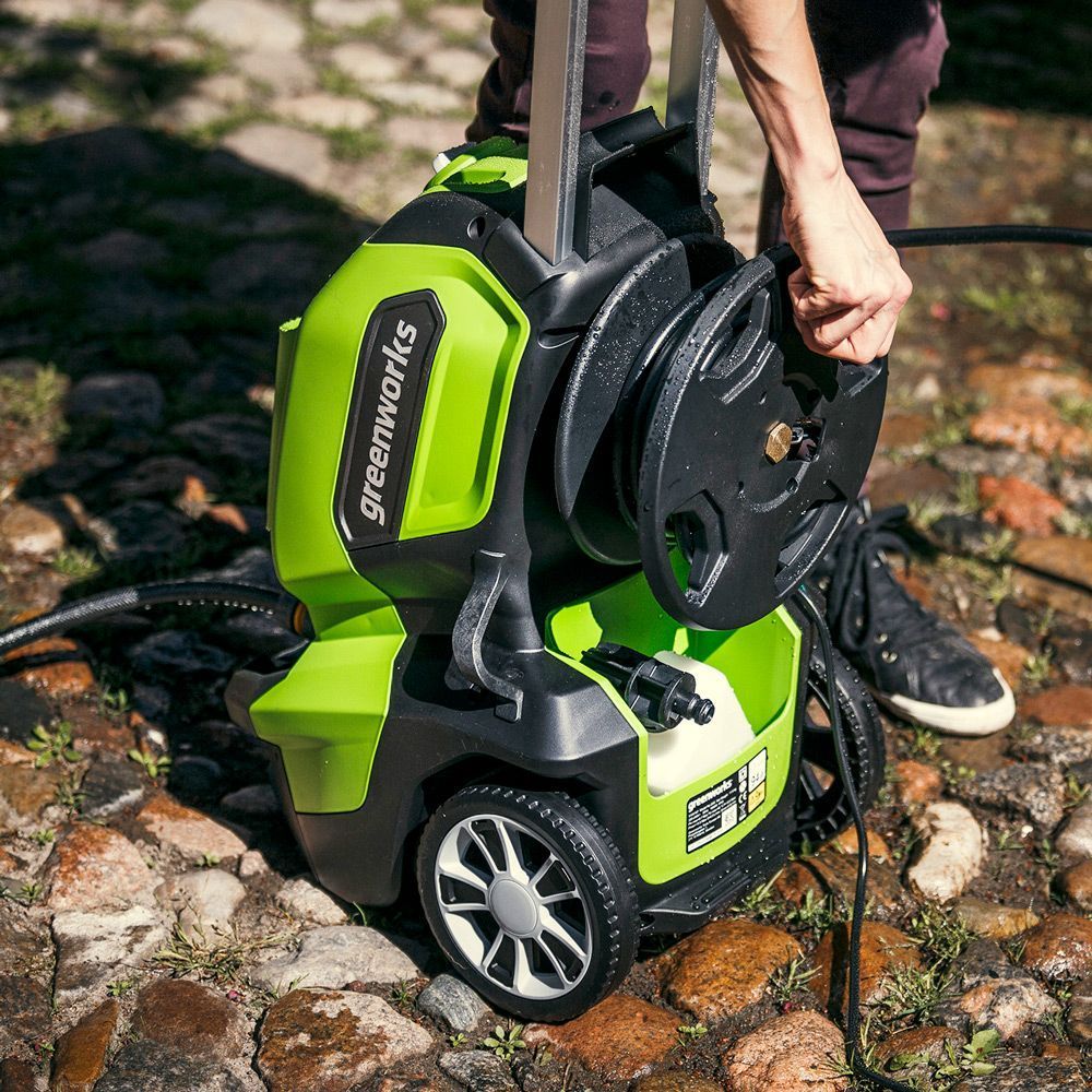 Greenworks G40 Pressure Washer with Patio Head & Brush 