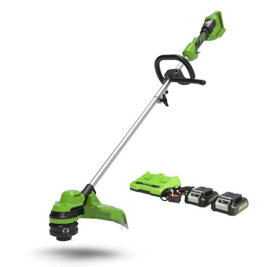 Greenworks 48V 33cm Line Trimmer & 2x 2Ah Batteries