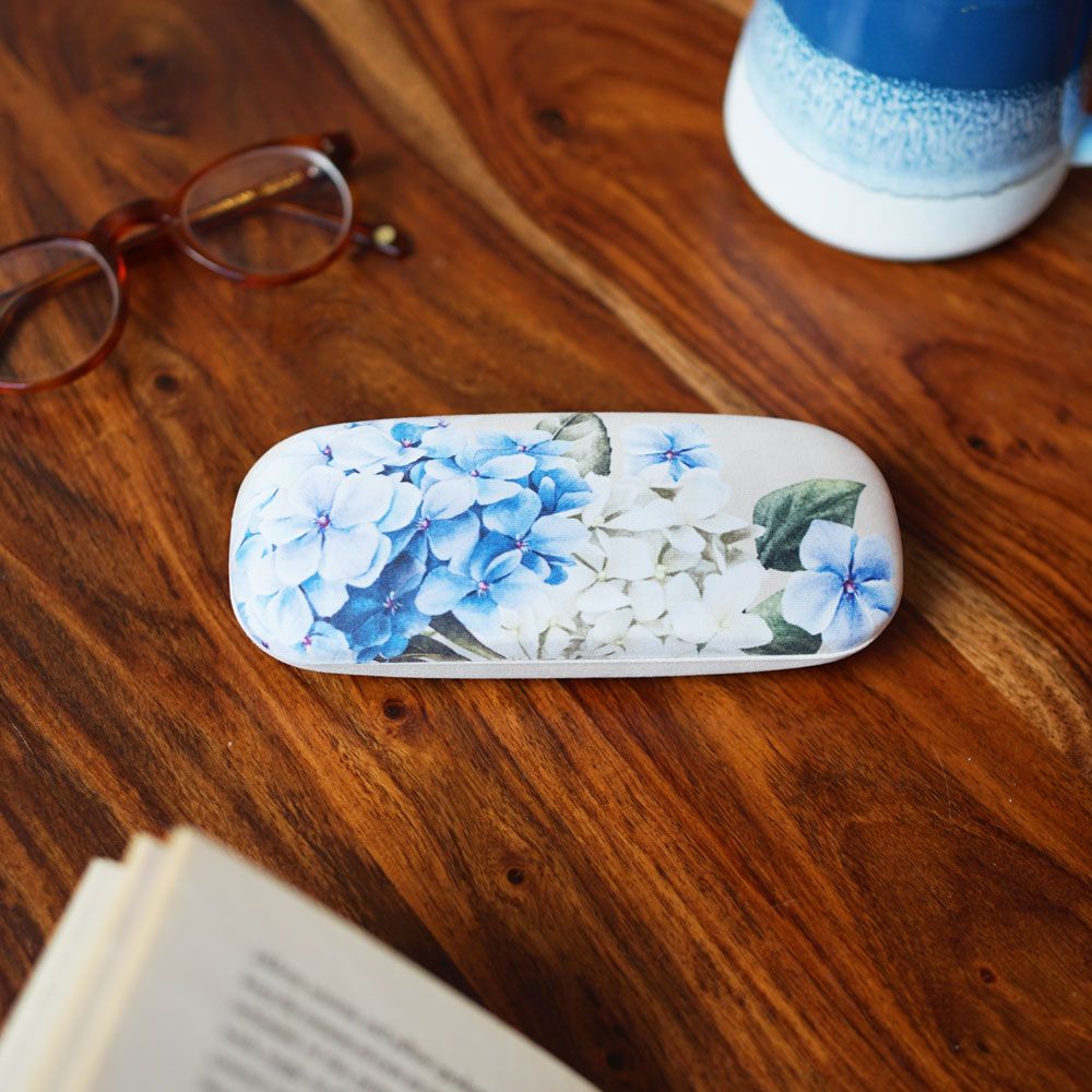 Floral Hydrangea Glasses Case