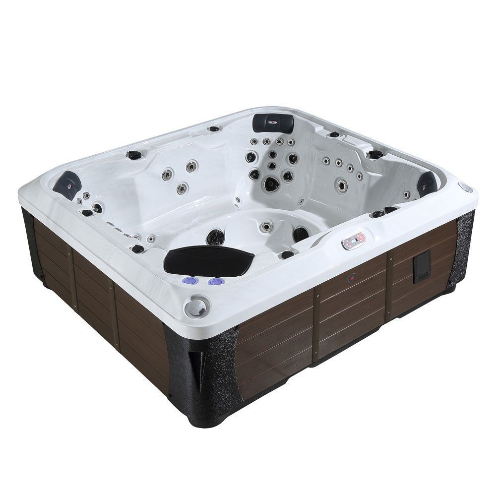 Kingston 6-Person Canadian Spa Hot Tub with LED lights & bluetooth