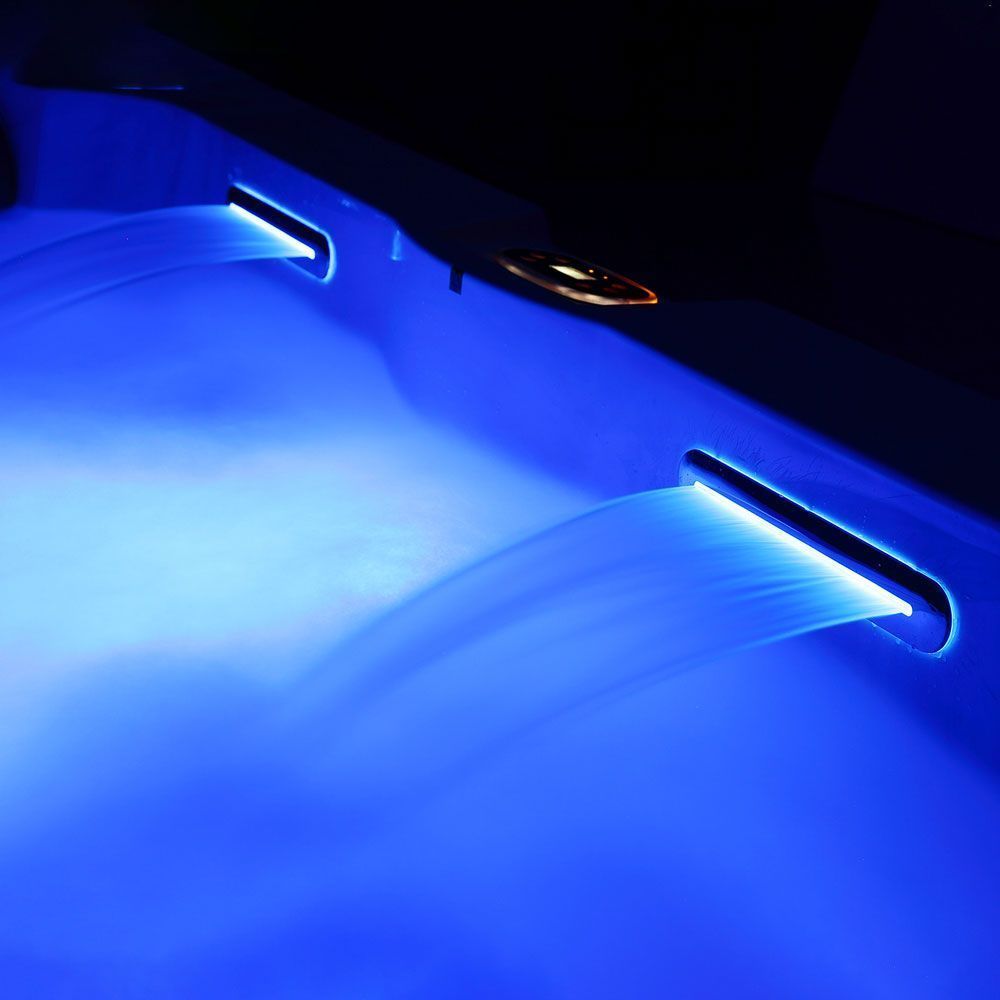 Kelowna 4-Person 21-Jet Canadian Spa with LED lights & bluetooth