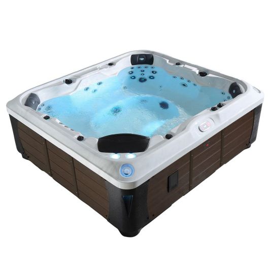 Kingston 6-Person Canadian Spa Hot Tub with LED lights & bluetooth