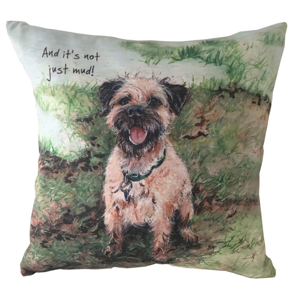 The Little Dog Laughed Cushion - Not Mud