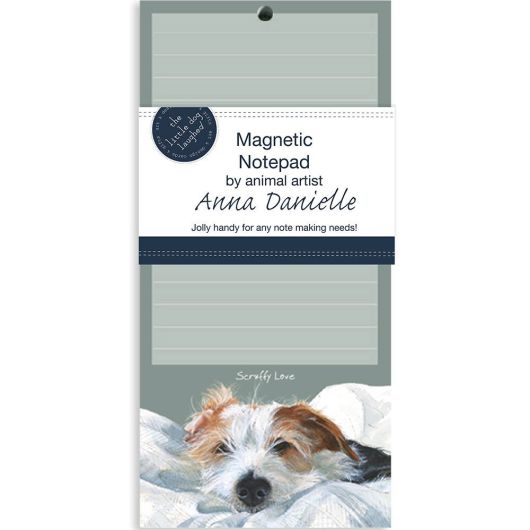 The Little Dog Laughed Magnetic Notebook - Scruffy Love