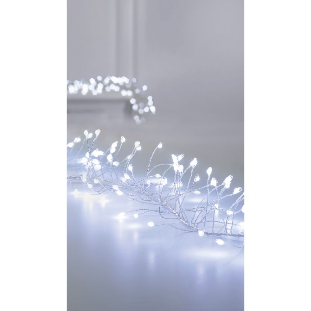 Premier Ultrabrights Garland 288 LEDs 1.8m - White (Silver Wire)