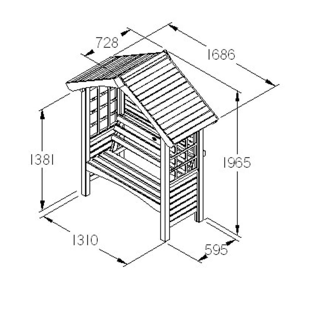 Cadiz Arbour (Direct Delivery)