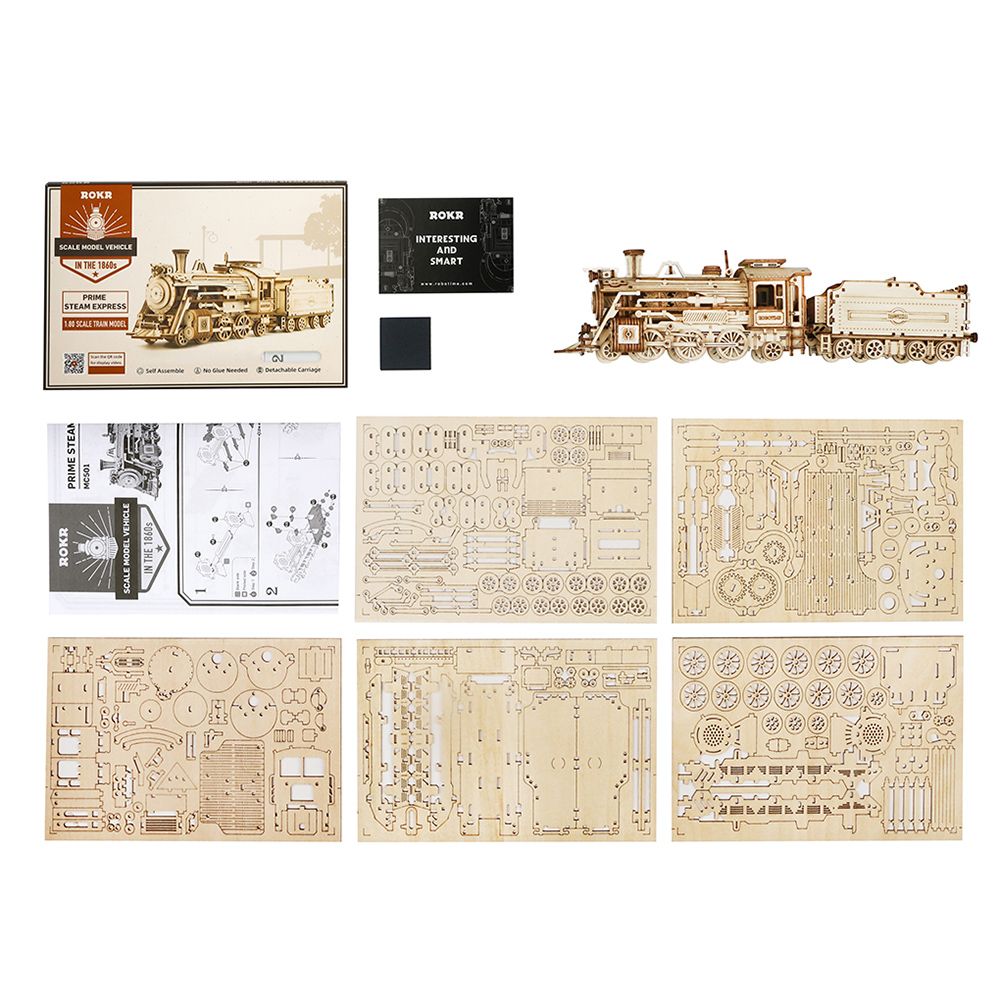 Robotime DIY Model Prime Steam Express