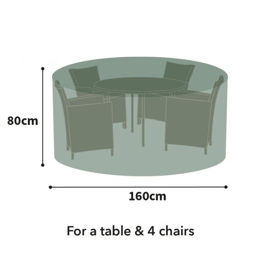 Bosmere Protector Circular Patio Cover - 4 Seat