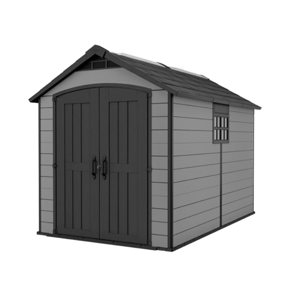 Keter Premier Shed 7.5x9ft Grey