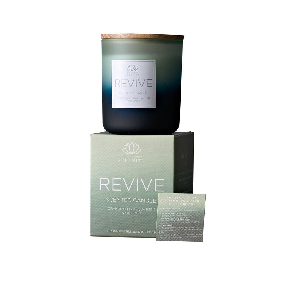 Serenity Revive Candle 270g - Orange Blossom, Jasmine & Saffron