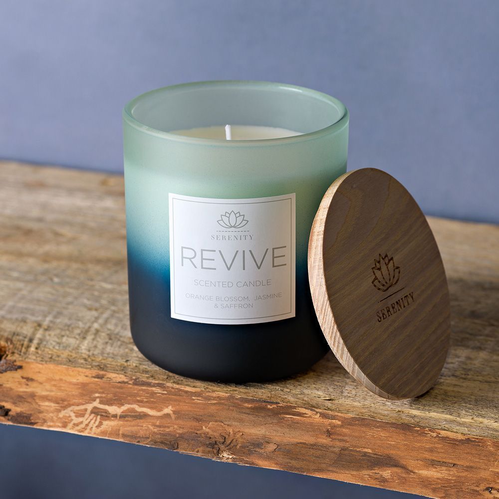 Serenity Revive Candle 270g - Orange Blossom, Jasmine & Saffron