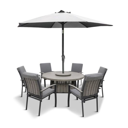 Fern Living Thornton 6 Seat with Parasol