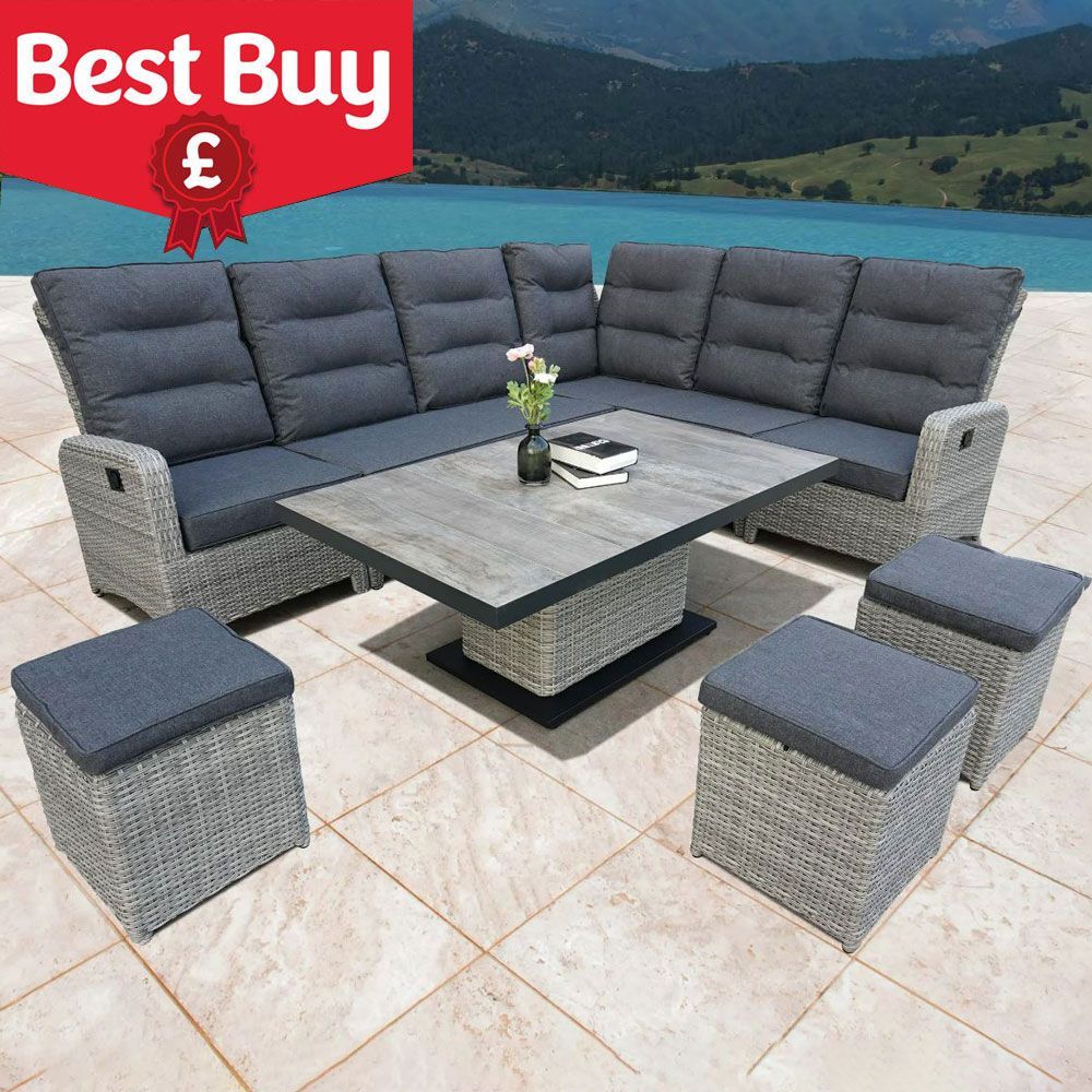 Innovators Tulla Reclining Lounge Dining Set