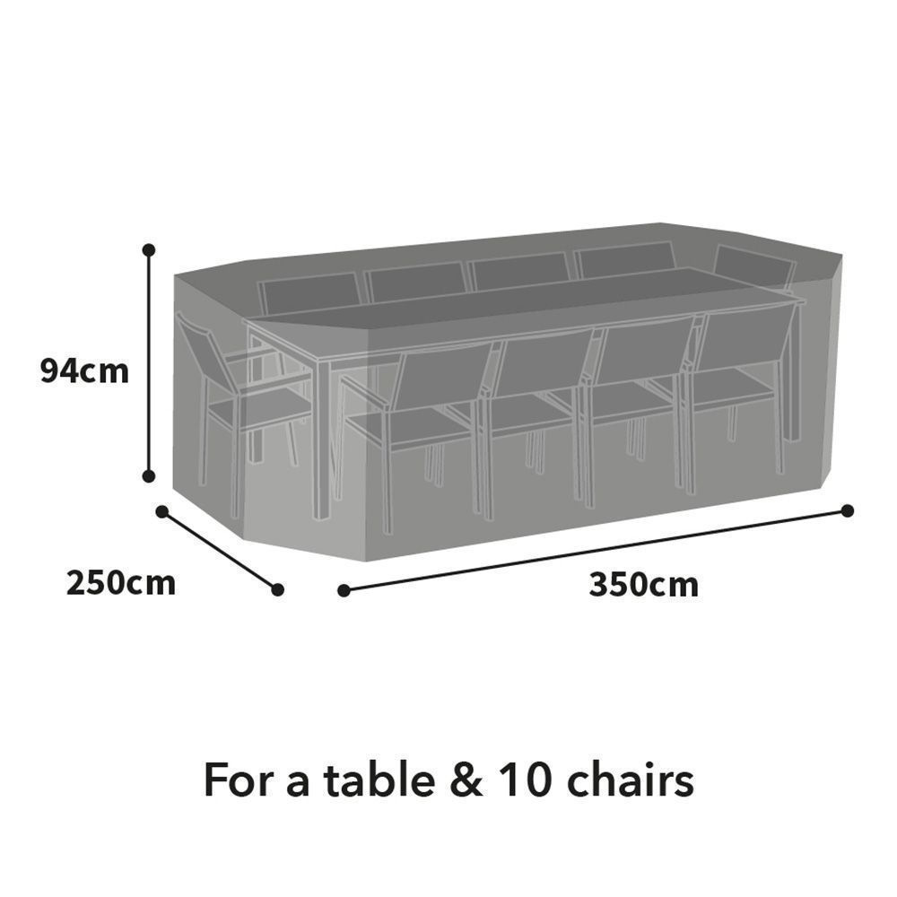 Bosmere Ultimate Protector Rectangular Patio Set Cover - 10 Seater