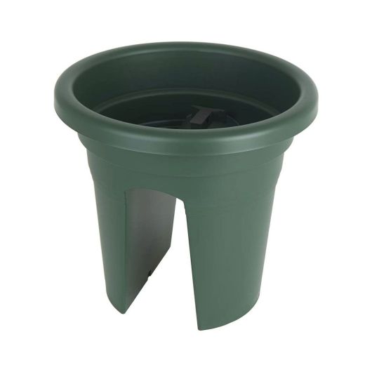 Venezia Balcony Pot 30cm Dark Green