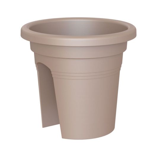 Venezia Balcony Pot 30cm Taupe