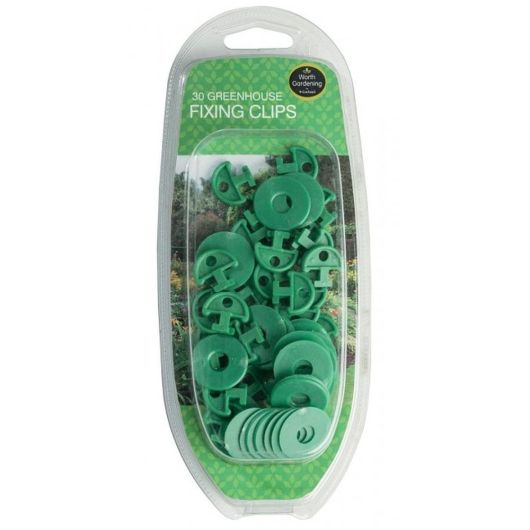 Garland Greenhouse Fixing Clip - 30 Pack